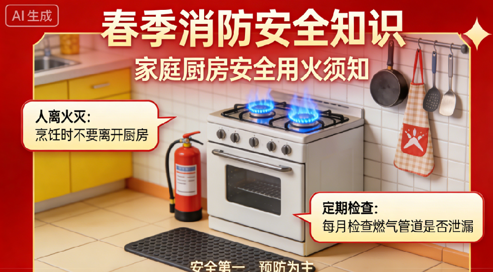 春季防火莫大意，这份消防安全知识请查收~